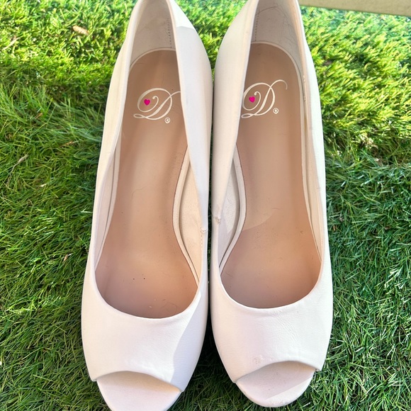 open toe white heel🤍👠 - Picture 4 of 4